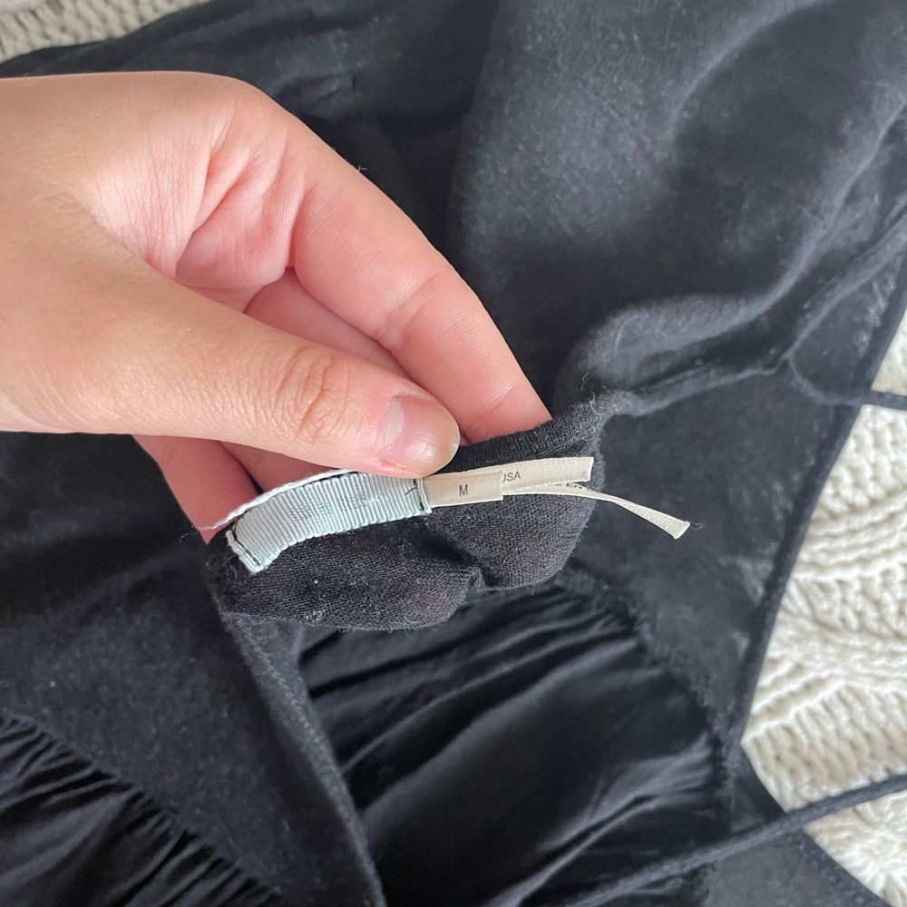 UO Kimchi Blue Open Back Black Top - Picture 5 of 5